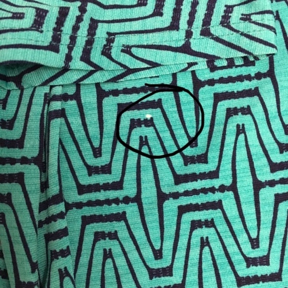 41Hawthorn - NWT - Teal Green Berneen Geometric Pattern Dolman Knit Top - Sz M - Picture 8 of 8